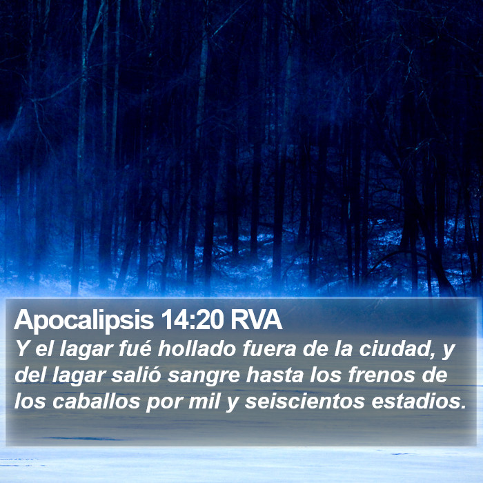 Apocalipsis 14:20 RVA Bible Study