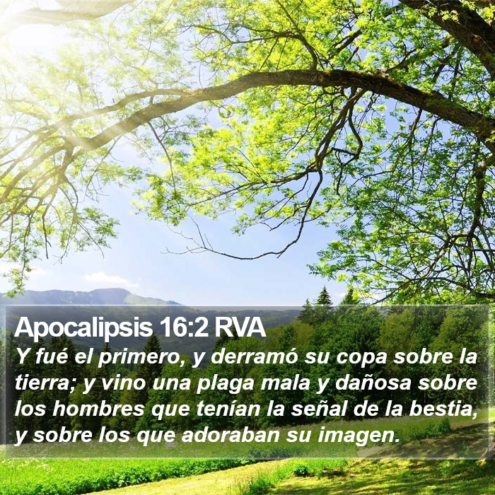 Apocalipsis 16:2 RVA Bible Study