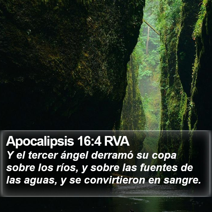 Apocalipsis 16:4 RVA Bible Study