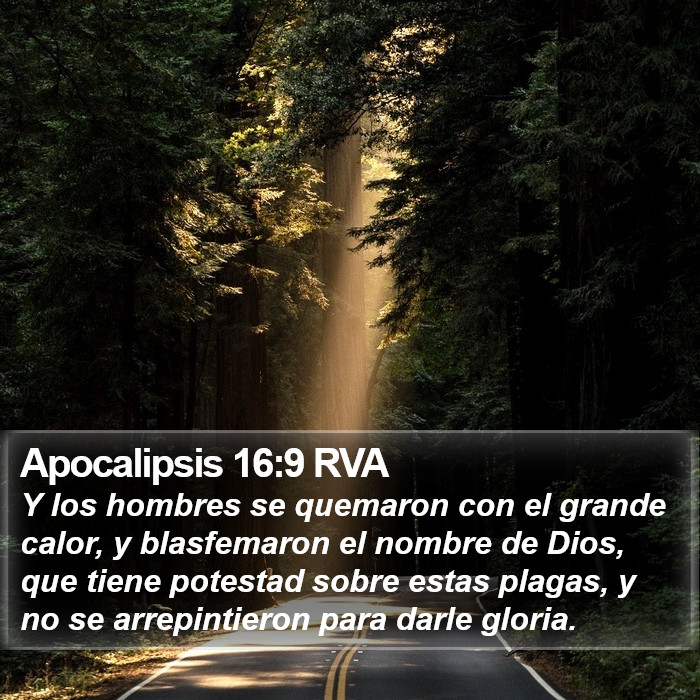 Apocalipsis 16:9 RVA Bible Study