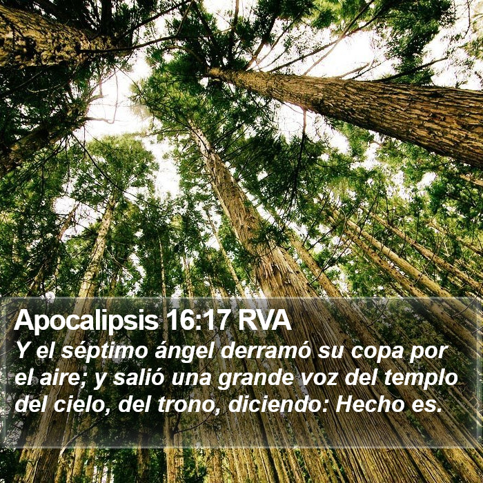 Apocalipsis 16:17 RVA Bible Study