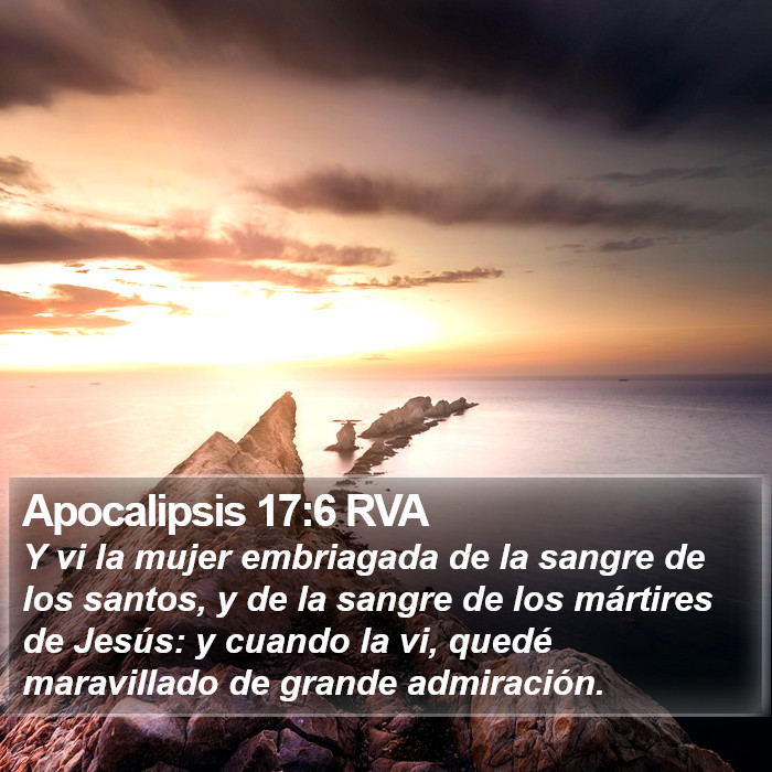 Apocalipsis 17:6 RVA Bible Study