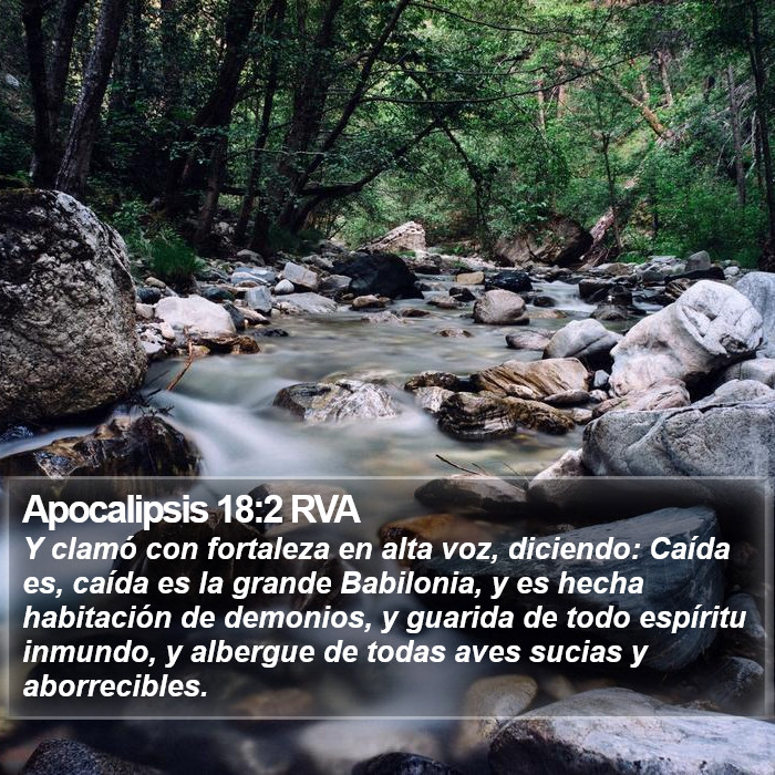 Apocalipsis 18:2 RVA Bible Study