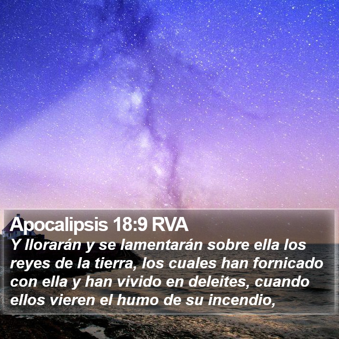 Apocalipsis 18:9 RVA Bible Study