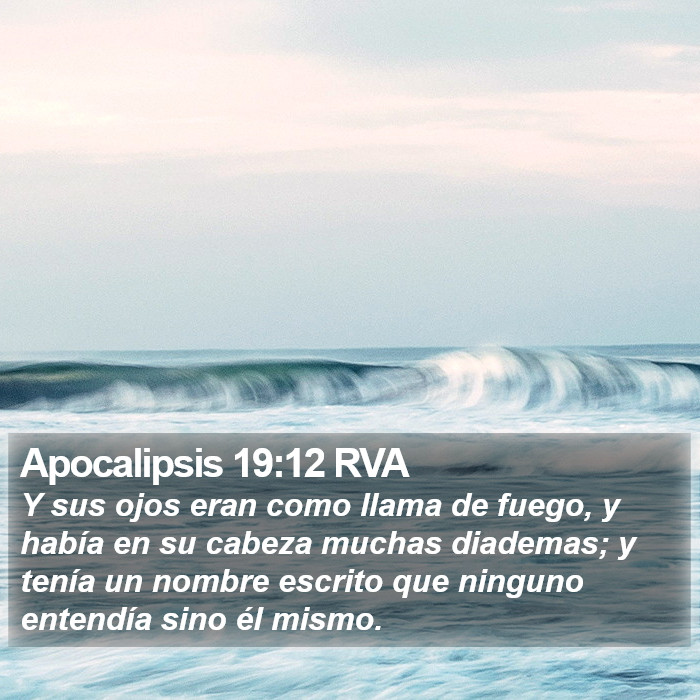 Apocalipsis 19:12 RVA Bible Study