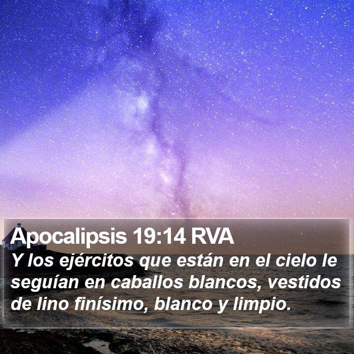 Apocalipsis 19:14 RVA Bible Study