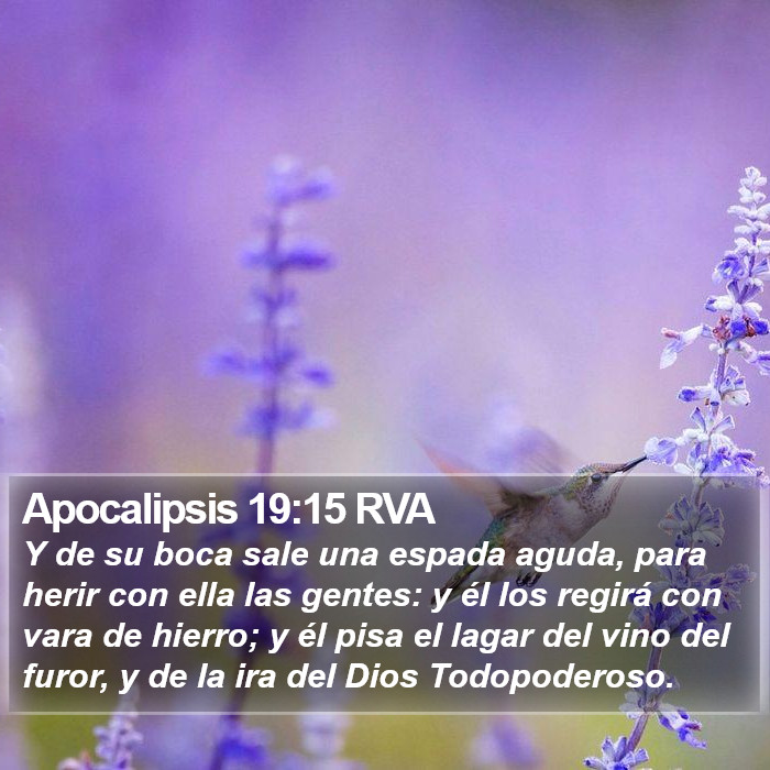 Apocalipsis 19:15 RVA Bible Study