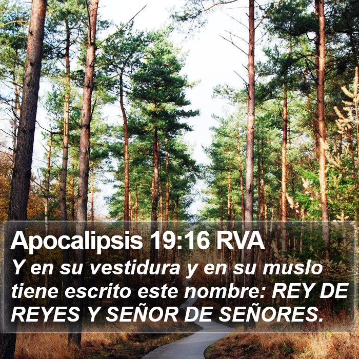 Apocalipsis 19:16 RVA Bible Study