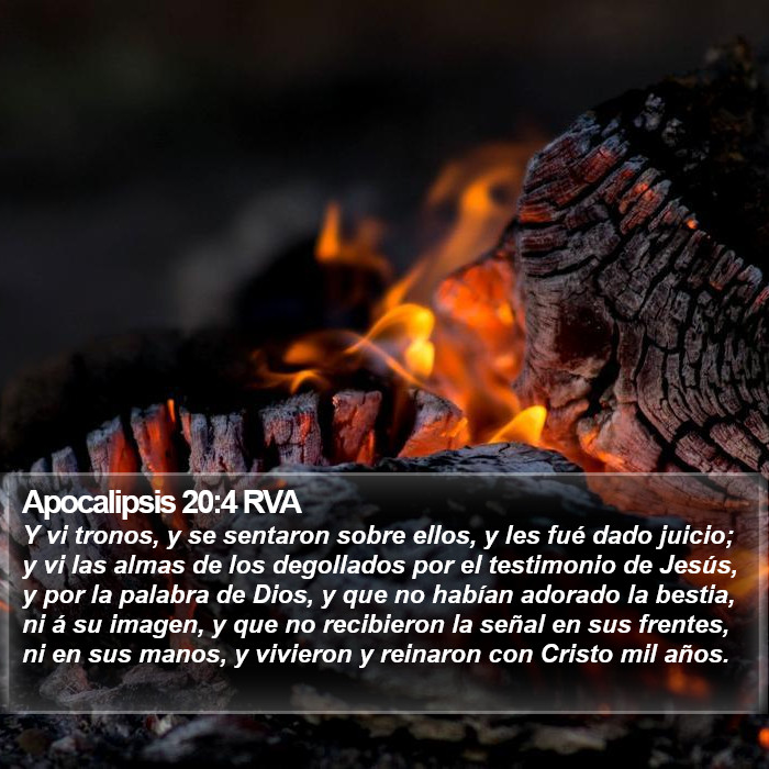 Apocalipsis 20:4 RVA Bible Study