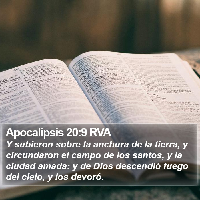 Apocalipsis 20:9 RVA Bible Study