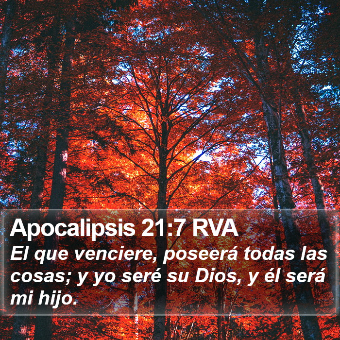 Apocalipsis 21:7 RVA Bible Study