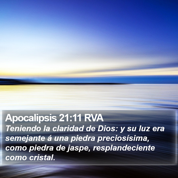 Apocalipsis 21:11 RVA Bible Study