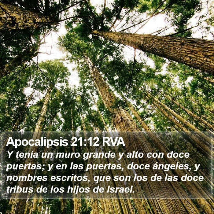 Apocalipsis 21:12 RVA Bible Study