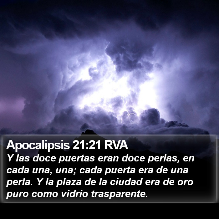 Apocalipsis 21:21 RVA Bible Study