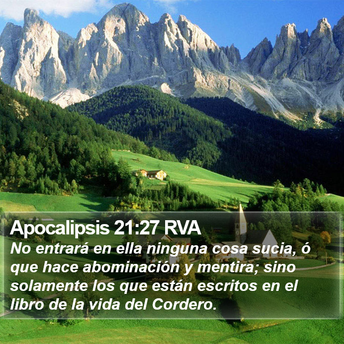 Apocalipsis 21:27 RVA Bible Study